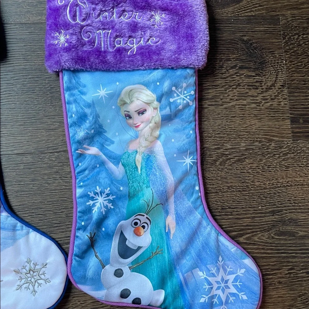 Frozen Christmas Stockings - two Christmas stockings